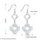 Wholesale Trendy classic flower Silver Plated Dangle Earring high quality earring jewelry  TGSPDE106 0 small