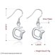 Wholesale Trendy Silver Plated Dangle Earring apple shape Long Dangle Drop Earrings Jewelry Beautiful Gifts  TGSPDE109 0 small