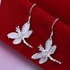 Wholesale Trendy Silver plated Animal Dangle Earring  cute dragonfly earring for women fashion jewelry fine gift TGSPDE160 0 small