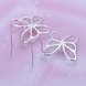 Wholesale Trendy Silver plated Animal Dangle Earring  cute butterfly earring for women fashion jewelry fine gift TGSPDE162 2 small