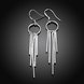 Wholesale Romantic Silver plated Dangle Earring Handmade New Trendy Tassel Drop Earrings For Women Charm Ear Jewelry Couple Gift TGSPDE181 1 small