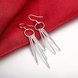 Wholesale Romantic Silver plated Dangle Earring Handmade New Trendy Tassel Drop Earrings For Women Charm Ear Jewelry Couple Gift TGSPDE181 2 small