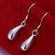 Wholesale Fashion Silver plated Earrings Water Drop Earrings Dangle Earrings for Women Jewelry Gift TGSPDE184 0 small