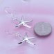 Wholesale Fashion jewelry from China Silver Sweet Smooth Surface Starfish Earrings For Women Wedding Jewelry Gift TGSPDE196 4 small