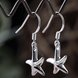 Wholesale Fashion jewelry from China Silver Sweet Smooth Surface Starfish Earrings For Women Wedding Jewelry Gift TGSPDE216 1 small