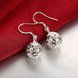 Wholesale China fashion jewelry Hollow round ball shape Vintage Long Drop Dangle Earrings For Women daily collocation and wedding Jewelry TGSPDE217 3 small