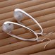 Wholesale Classic Silver Ball Dangle Earring Long twist Sanding Ball Earring For Women Wedding Fashion Jewelry TGSPDE224 2 small