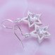 Wholesale Fashion Classic Silver Star Dangle Earring shinny big zircon women earring jewelry from China TGSPDE227 2 small