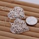 Wholesale China fashion jewelry Hollow Leaf Heart shape Vintage Long Drop Dangle Earrings For Women wedding party Jewelry TGSPDE230 3 small