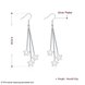 Wholesale Romantic Silver Star Dangle Earring fashion tassels earring jewelry wholesale from China TGSPDE231 1 small