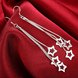 Wholesale Romantic Silver Star Dangle Earring fashion tassels earring jewelry wholesale from China TGSPDE231 4 small