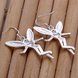 Wholesale Romantic Silver plated Figure Dangle Earring unique design elegant angel earring for women wedding party jewelry   TGSPDE251 0 small