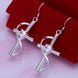 Wholesale Classic Cross Earrings For Women With Dazzling Cubic Zircon Stone Fashion Twist Design Factory Drop Earrings TGSPDE252 0 small