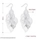 Wholesale Fashion jewelry China silver color earring High Quality for Woman Retro Hollow Maple Leaf Exaggerated Long Tassel jewelry  TGSPDE261 1 small