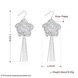 Wholesale Hot selling Earring silver color flower tassel fashion elegant charms earrings  for women lady girl wedding gift jewelry  TGSPDE294 0 small