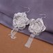 Wholesale Hot selling Earring silver color flower tassel fashion elegant charms earrings  for women lady girl wedding gift jewelry  TGSPDE294 3 small