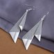 Wholesale Fashion wholesale jewelry from China Simple silver color Fan-shaped Earrings For Women  TGSPDE316 0 small