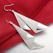 Wholesale Fashion wholesale jewelry from China Simple silver color Fan-shaped Earrings For Women  TGSPDE316 4 small