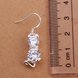 Wholesale Cute Cat Earrings Silver CZ Jewelry Little Kitty For Women wedding jewelry Hot selling Fashion Gift TGSPDE331 1 small
