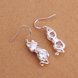 Wholesale Cute Cat Earrings Silver CZ Jewelry Little Kitty For Women wedding jewelry Hot selling Fashion Gift TGSPDE331 4 small