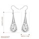 Wholesale Hollow Out Engrave Pattern Simple Water Drop Shape Earring for Women Vintage Ethnic Style Female Daily Earrings Fish Hook TGSPDE333 0 small