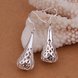 Wholesale Hollow Out Engrave Pattern Simple Water Drop Shape Earring for Women Vintage Ethnic Style Female Daily Earrings Fish Hook TGSPDE333 3 small
