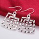 Wholesale Classic Silver spiral shapes Dangle Earring Vintage Long Tassel  Earrings popular jewelry gift TGSPDE341 1 small