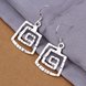 Wholesale Classic Silver spiral shapes Dangle Earring Vintage Long Tassel  Earrings popular jewelry gift TGSPDE341 4 small