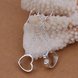 Wholesale Beautiful heart-shaped silver plated earrings hot selling fashion jewelry tassel Earrings Flat Hollow Earrings TGSPDE343 3 small