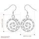 Wholesale Classic fashion Silver Romantic Round Thread Vintage Long Tassel Dangle Earrings For Women Engagement Wedding Jewelry TGSPDE349 0 small