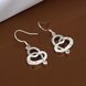 Wholesale Fine hot charm women lady Valentine's gift silver color charm Women circles earrings free shipping jewelry TGSPDE388 4 small