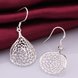 Wholesale European and American fashion earrings Vintage hollow nest shape Dangle Earrings For Women Engagement Wedding Jewelry TGSPDE012 1 small