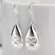Wholesale Hot sale jewelry from China Trendy Silver Water Drop Dangle Earring simple daily women jewelry TGSPDE057 0 small