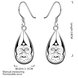 Wholesale Hot sale jewelry from China Trendy Silver Water Drop Dangle Earring simple daily women jewelry TGSPDE057 3 small