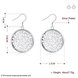 Wholesale Fashion jewelry from China Silver plated big hollow Round Dangle Earring popular European and American style earrings  TGSPDE104 0 small