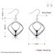 Wholesale New fashion New Design silver plated jewelry Women's earrings rhombic Fashion jewelry TGSPDE116 0 small