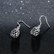 Wholesale Romantic Silver Round Dangle Earring unique design wholesale jewelry from China TGSPDE121 2 small