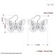 Wholesale Classic fashion Silver Insect Dangle Earring butterfly hollow out earring for women party fine jewelry gift TGSPDE136 0 small