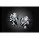 Wholesale Romantic Silver Plated chrysanthemen Dangle Earring for women Temperament earring jewelry gift TGSPDE141 0 small