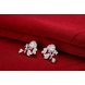 Wholesale Romantic Silver Plated chrysanthemen Dangle Earring for women Temperament earring jewelry gift TGSPDE141 3 small