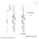 Wholesale Romantic Silver Plated Dangle Earring unique christmas tree fashion wholesale jewelry TGSPDE146 0 small
