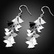 Wholesale Romantic Silver Plated Dangle Earring unique christmas tree fashion wholesale jewelry TGSPDE146 1 small