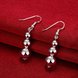 Wholesale Trendy Silver Round Dangle Earring For Women 10MM Smooth Solid Bead Dangle Earring Fashion Jewelry from China TGSPDE167 3 small