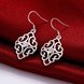 Wholesale European and American fashion earrings Vintage Court geometric pattern Dangle Earrings For Women Engagement Wedding Jewelry TGSPDE043 2 small
