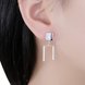 Wholesale Fashion earrings from China Delicate simple Geometric Square Earrings For Women Gifts Dropshipping TGSPE040 0 small
