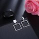 Wholesale Fashion earrings from China Delicate simple Geometric Square Earrings For Women Gifts Dropshipping TGSPE040 1 small