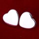 Wholesale Cute Female Love Heart Stud Earrings Silver plated Small Earrings Charm Crystal Wedding Earrings For Women TGSPE121 0 small