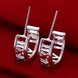 Wholesale Hot selling jewelry from China Classic Hollow Out roman numerals  Silver Big Hoop Earrings for Women Statement Earrings TGSPE136 0 small