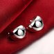 Wholesale Fashion jewelry from China Smooth Egg Noodle Earrings Women Party Gift Fashion Charm Wedding Engagement Jewelry TGSPE139 3 small