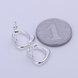 Wholesale Simple Cute Female Love Heart Stud Earrings Silver plated Small Earrings Charm Wedding Earrings For Women TGSPE160 0 small
